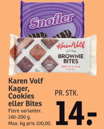 SPAR Snøfler kager tilbud