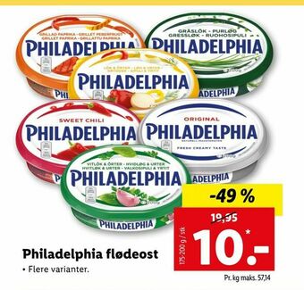 Let-Køb Philadelphia flødeost tilbud