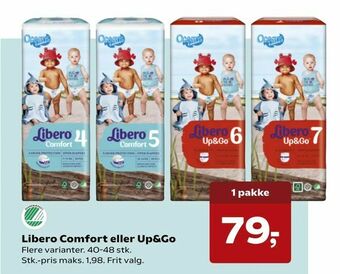SuperBrugsen Libero Comfort eller Up&Go tilbud