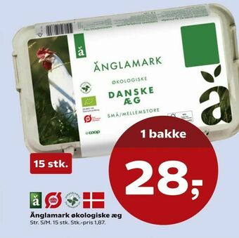 SuperBrugsen Änglamark økologiske æg tilbud