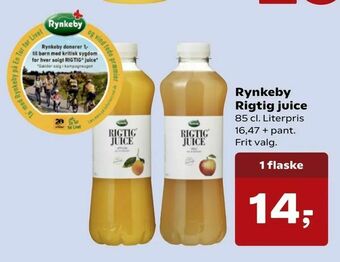 SuperBrugsen Rynkeby Rigtig juice tilbud