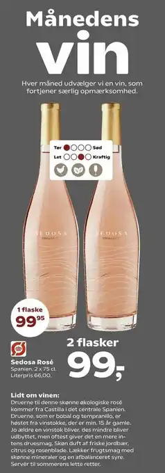 SuperBrugsen Sedosa Rosé tilbud