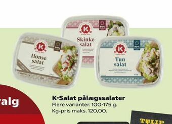 SuperBrugsen K-Salat pålægssalater tilbud