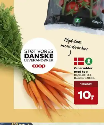 Gulerødder med top