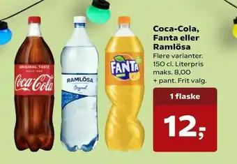 SuperBrugsen Coca-Cola, Fanta eller Ramlösa tilbud