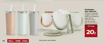 Drikkeglas eller isspand