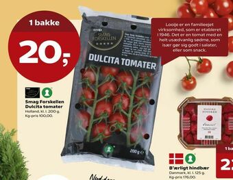 SuperBrugsen Smag Forskellen Dulcita tomater tilbud