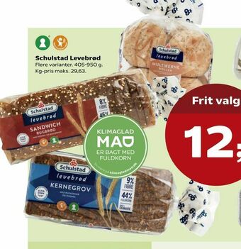 SuperBrugsen Schulstad Levebrød tilbud