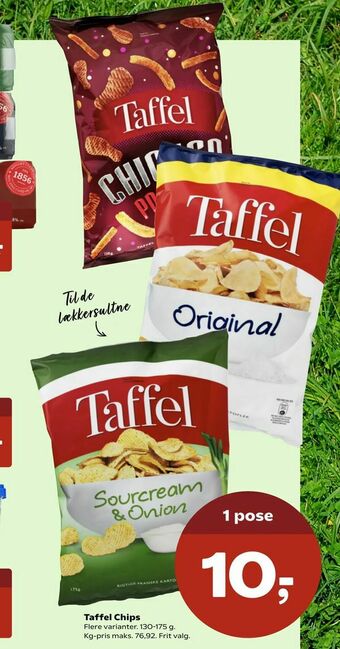SuperBrugsen Taffel Chips tilbud