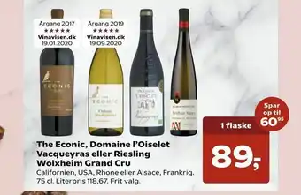 SuperBrugsen The Econic, Domaine l'Oiselet Vacqueyras eller Riesling Wolxheim Grand Cru tilbud