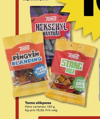 SuperBrugsen Toms slikpose tilbud