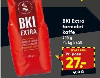 Bilka BKI Extra formalet kaffe tilbud