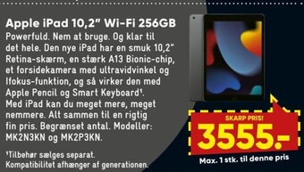 Bilka Apple iPad 10.2 " Wi-fi 256GB tilbud