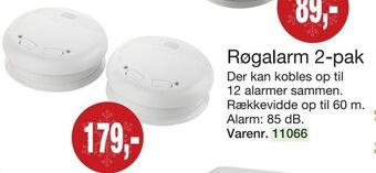 Harald Nyborg Røgalarm 2-pak tilbud