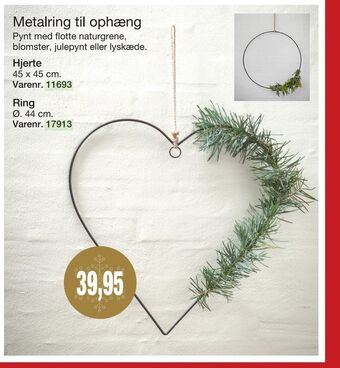 Harald Nyborg Metalring til ophæng tilbud