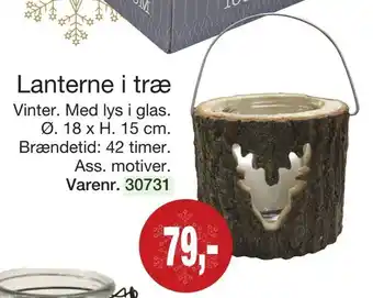 Harald Nyborg Lanterne i træ tilbud