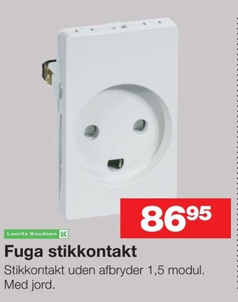 Bauhaus Fuga stikkontakt tilbud