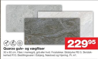 Bauhaus Quarzo gulv- og vægfliser tilbud