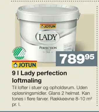 Bauhaus 9 l lady perfection loftmaling tilbud