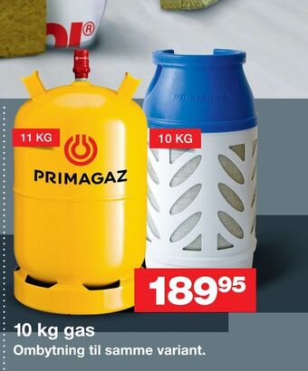 Bauhaus 10 kg gas tilbud
