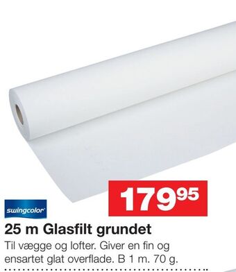 25 m glasfilt grundet