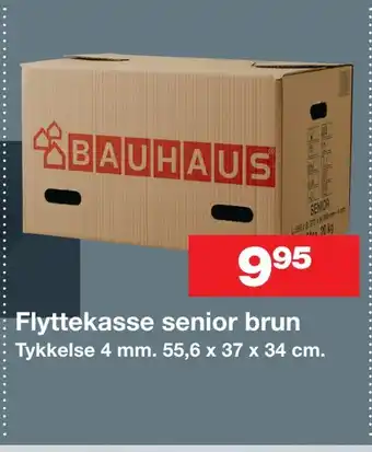 Bauhaus Flyttekasse senior brun tilbud