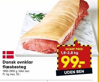 Bilka Dansk ovnklar flæskesteg tilbud