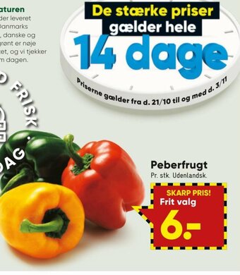 Bilka Peberfrugt tilbud