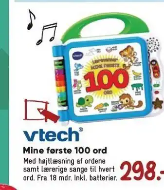 Bilka Vtech mine første 100 ord tilbud