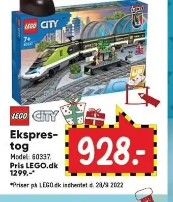 Bilka Lego city eksprestog tilbud