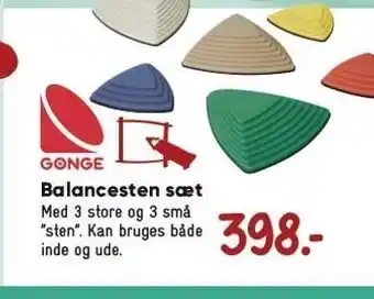 Gonge balancesten sæt