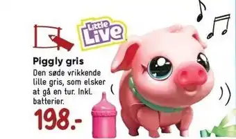 Bilka Little live piggly gris tilbud