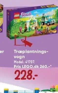 Bilka Lego friends træplantningsvogn tilbud