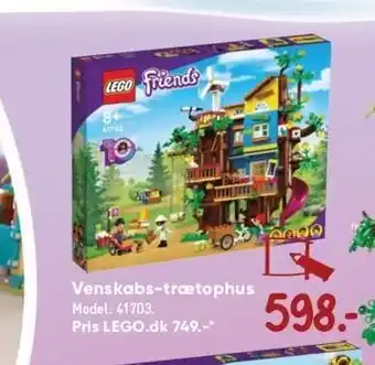 Bilka Lego friends venskabs-trætophus tilbud