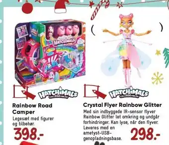 Rainbow road camper el. crystal rainbow glitter