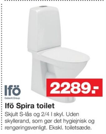 Bauhaus Ifö toilet tilbud