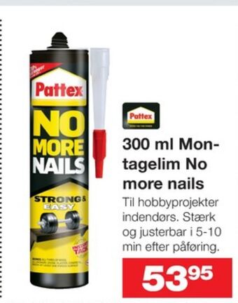 Bauhaus Pattex montagelim tilbud