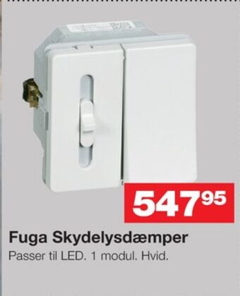 Bauhaus Fuga lysdæmper tilbud
