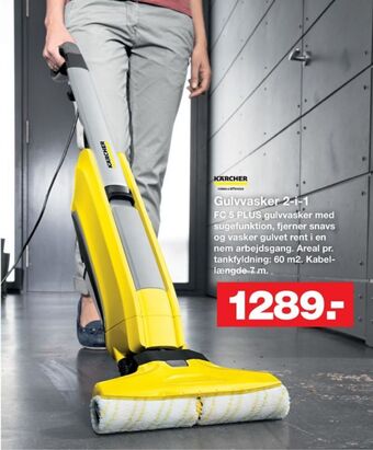 Bauhaus Kärcher gulvvasker tilbud