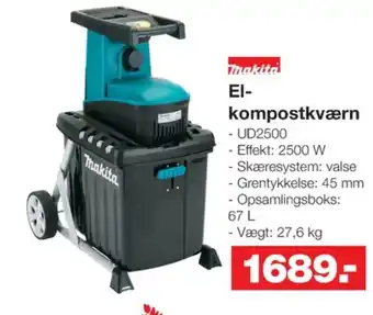 Makita kompostkværn