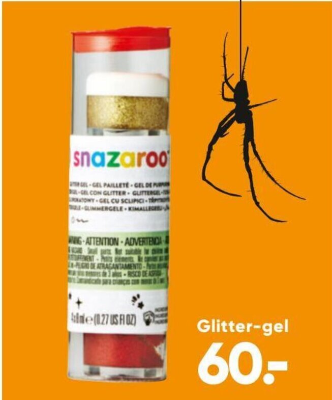 Glittergel tilbud hos Bilka