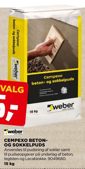 jem & fix Cempexo betonog sokkelpuds tilbud