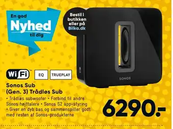 Sonos Sub ( Gen,3 ) Trådløs Sub