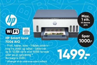 Bilka HP Smart Tank 7006 AIO tilbud