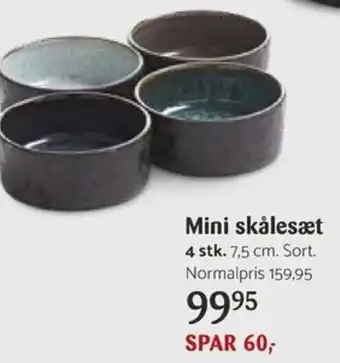 Kop & Kande Mini Skålesæt 4stk 7.5cm tilbud
