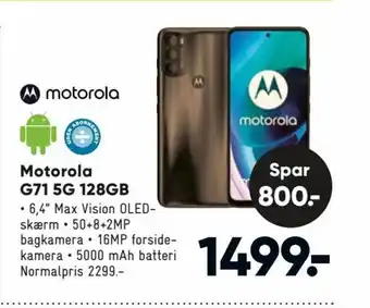 Bilka Motorola G71 5G 128GB tilbud
