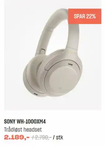 Trådløst Headset