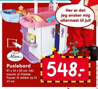 Bilka Puslebord tilbud