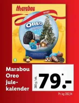 Lidl Oreo julekalender tilbud