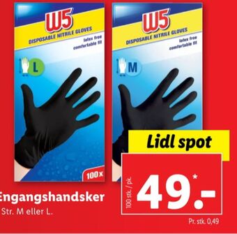 W5 engangshandsker